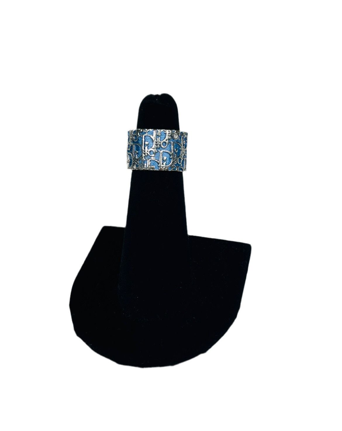 Dior Dior Blue Trotter 2 Ring Size 5 Size ONE SIZE - 2 Thumbnail