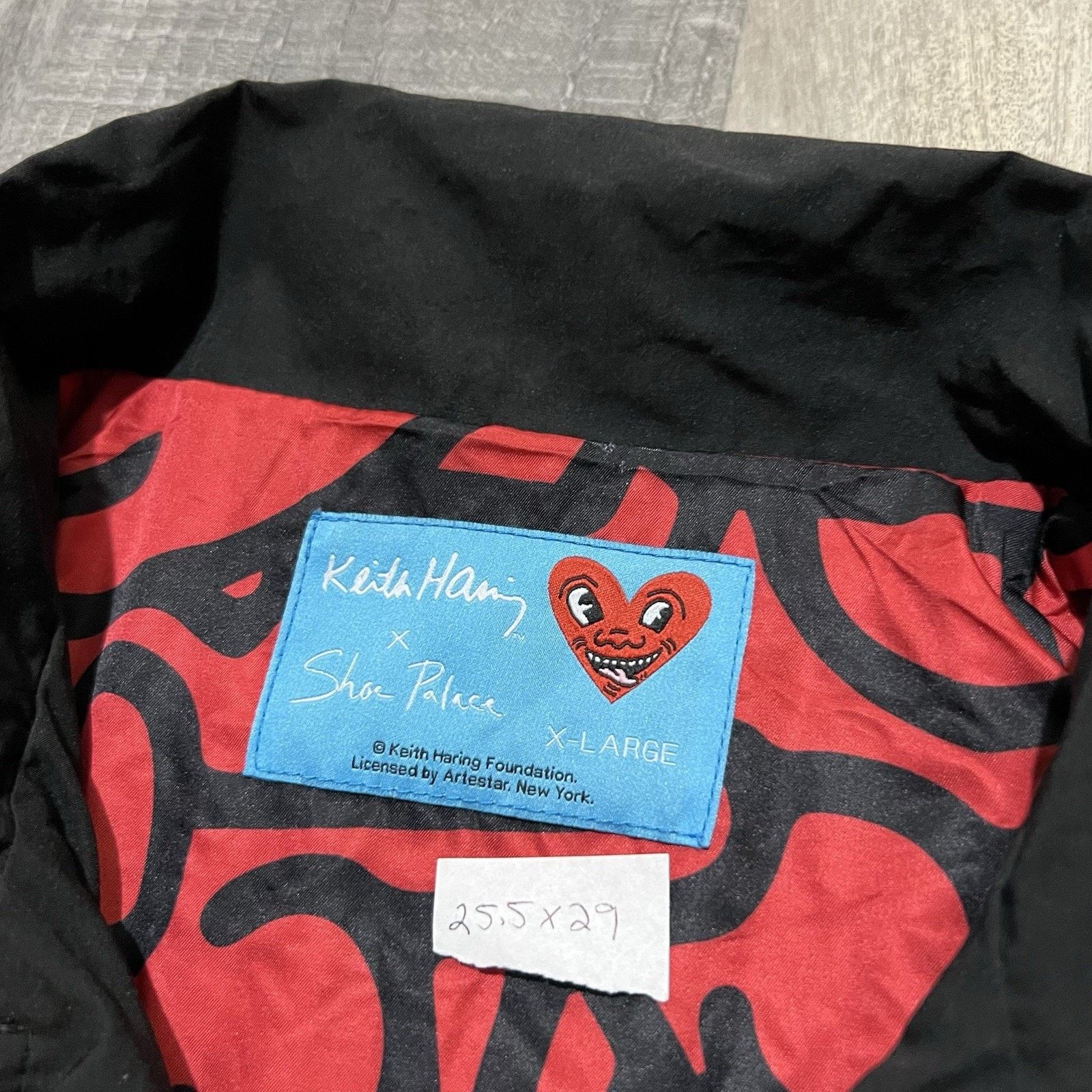 Keith Haring Keith Haring X Shoe Palace Coach Jacket Snap Up Heart Logo Size US XL / EU 56 / 4 - 5 Thumbnail