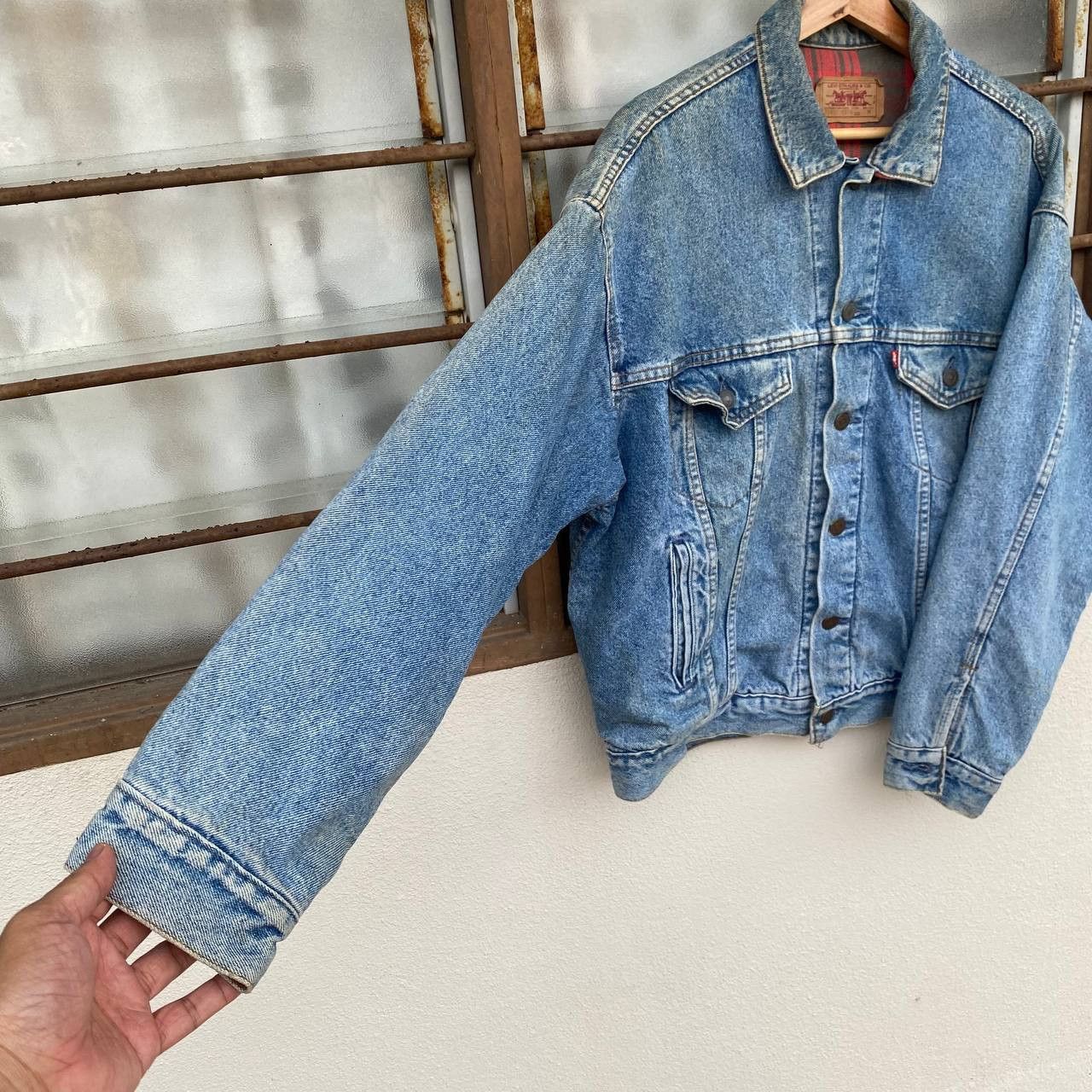 Levi's Vintage Clothing Vintage 90s Levi’s Blanket Lined Denim Trucker Jacket USA Size US M / EU 48-50 / 2 - 4 Thumbnail