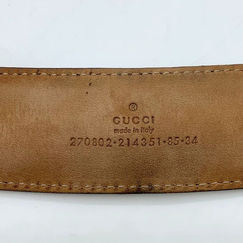 Gucci Gucci Black double G smooth gold buckle belt 2502-Nextarrow Size ONE SIZE - 6 Thumbnail