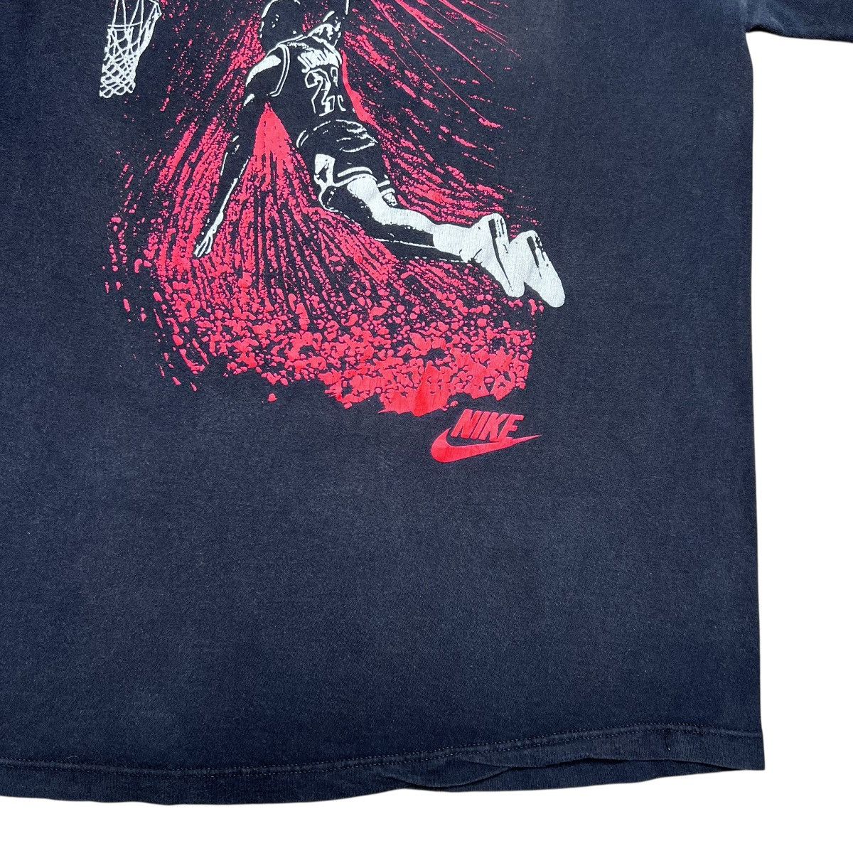 Nike 1990s Nike Michael Jordan 23 Aerospace Dunking Graphic Tee Size US M / EU 48-50 / 2 - 7 Thumbnail
