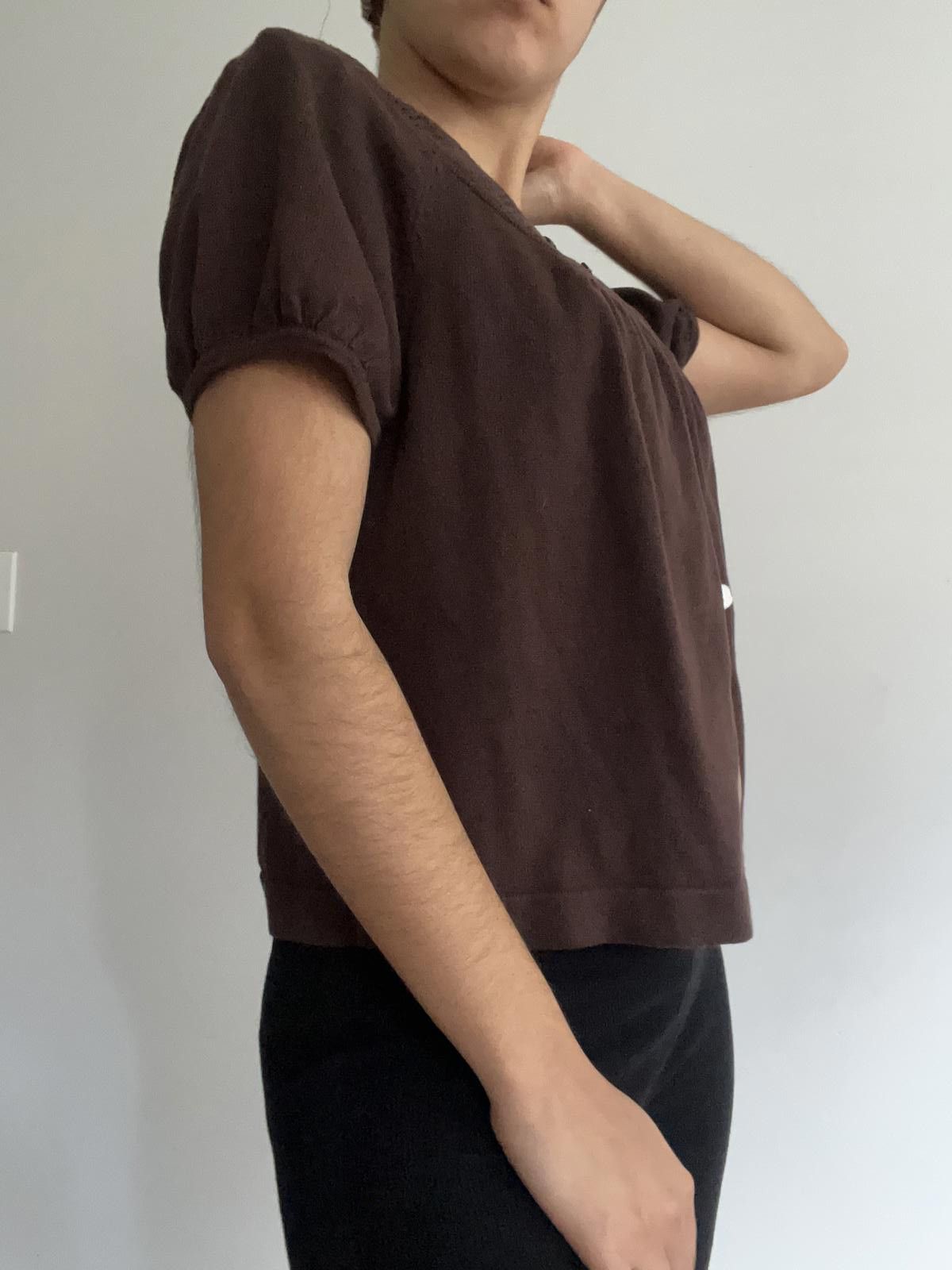 Other Women’s cute brown button up cotton sweater Size M / US 6-8 / IT 42-44 - 8 Thumbnail