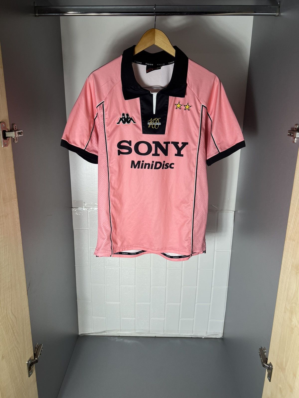 VINTAGE KAPPA FC JUVENTUS ITALY SOCCER JERSEY RETRO Y2K 90s