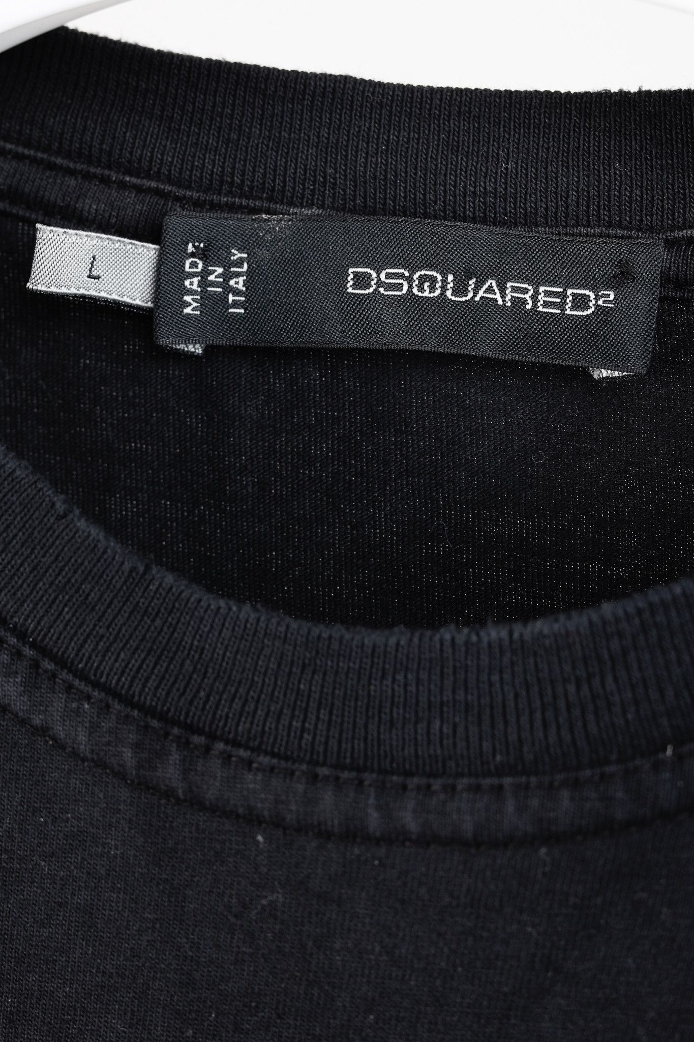 Dsquared2 Dsquared2 2013 Phys-Ed Dean Gym '95 Black Cotton Tee Size L / US 10 / IT 46 - 4 Thumbnail