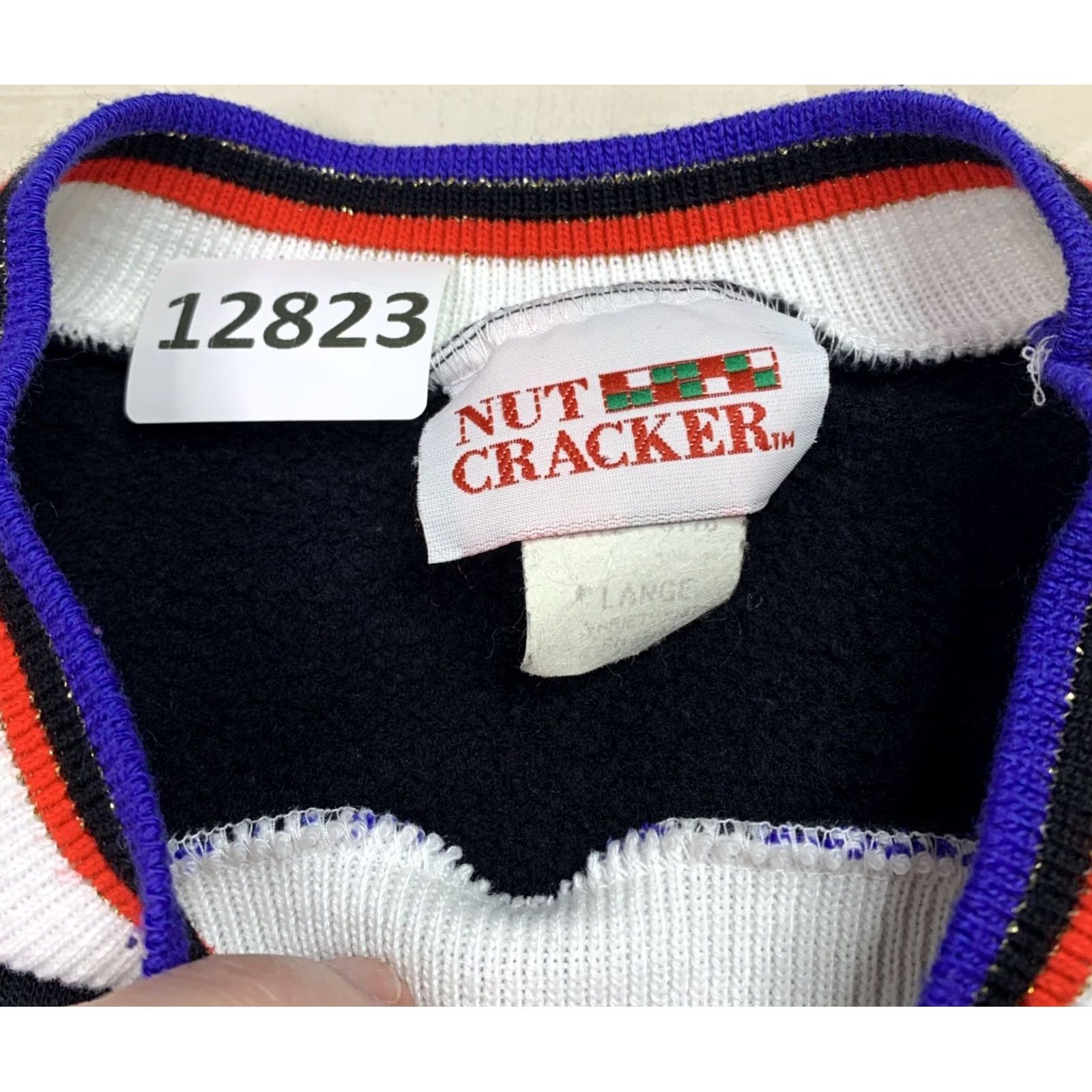 Vintage VINTAGE Nutcracker Christmas Sweater Womens Large Black Pullover 1992 USA Made Puffy Graphics Size L / US 10 / IT 46 - 4 Thumbnail