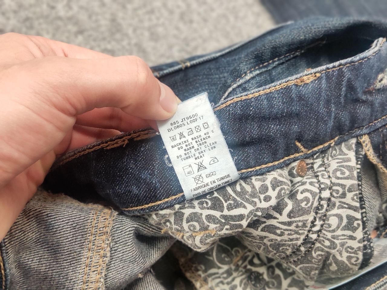 Miss Sixty Miss Sixty Vintage Y2K Marla Styl Low Rise Faded Denim Jeans Size 30" / US 8 / IT 44 - 15 Thumbnail