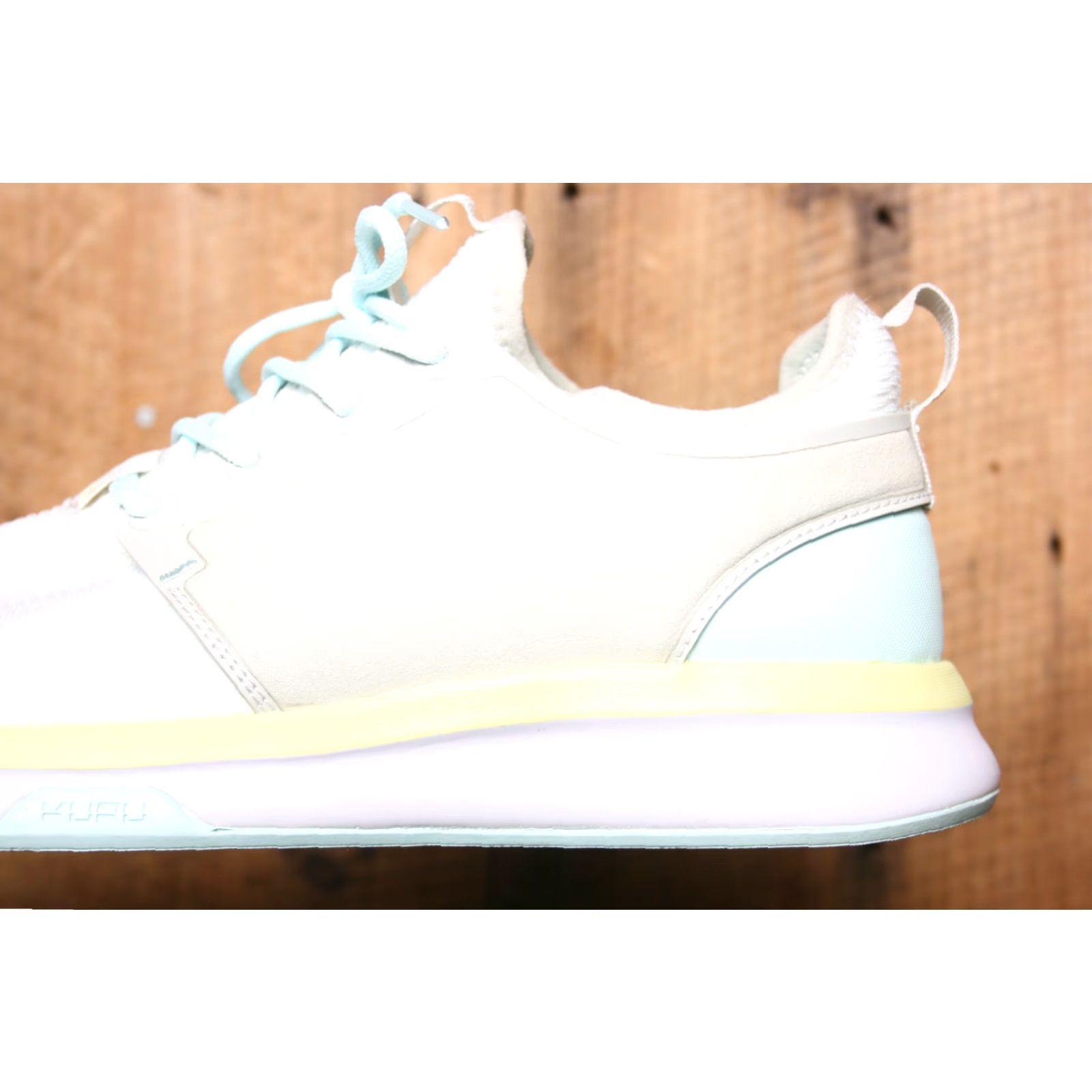 Vintage KURU Atom White Gray Blue Walking Sneakers Women's Sz. 10 Wide Sneaker, Lace Up, Low Top, Athletic Shoes, US 10, EU 41 Size US 8 / IT 38 - 7 Thumbnail