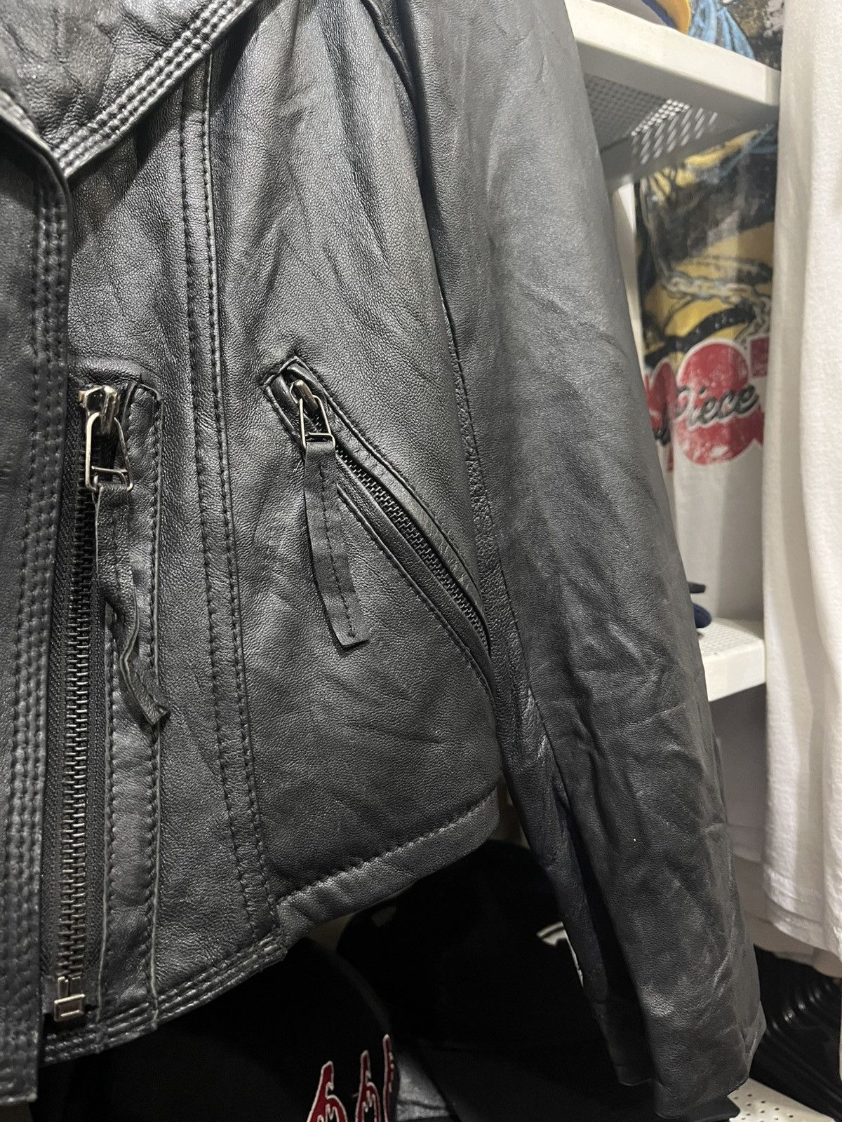 Genuine Leather AN&ON LEATHER JACKET Size S / US 4 / IT 40 - 4 Thumbnail