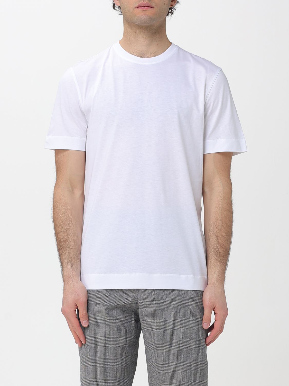 Ermenegildo Zegna Zegna T-Shirt Men White Size US L / EU 52-54 / 3 - 1 Thumbnail