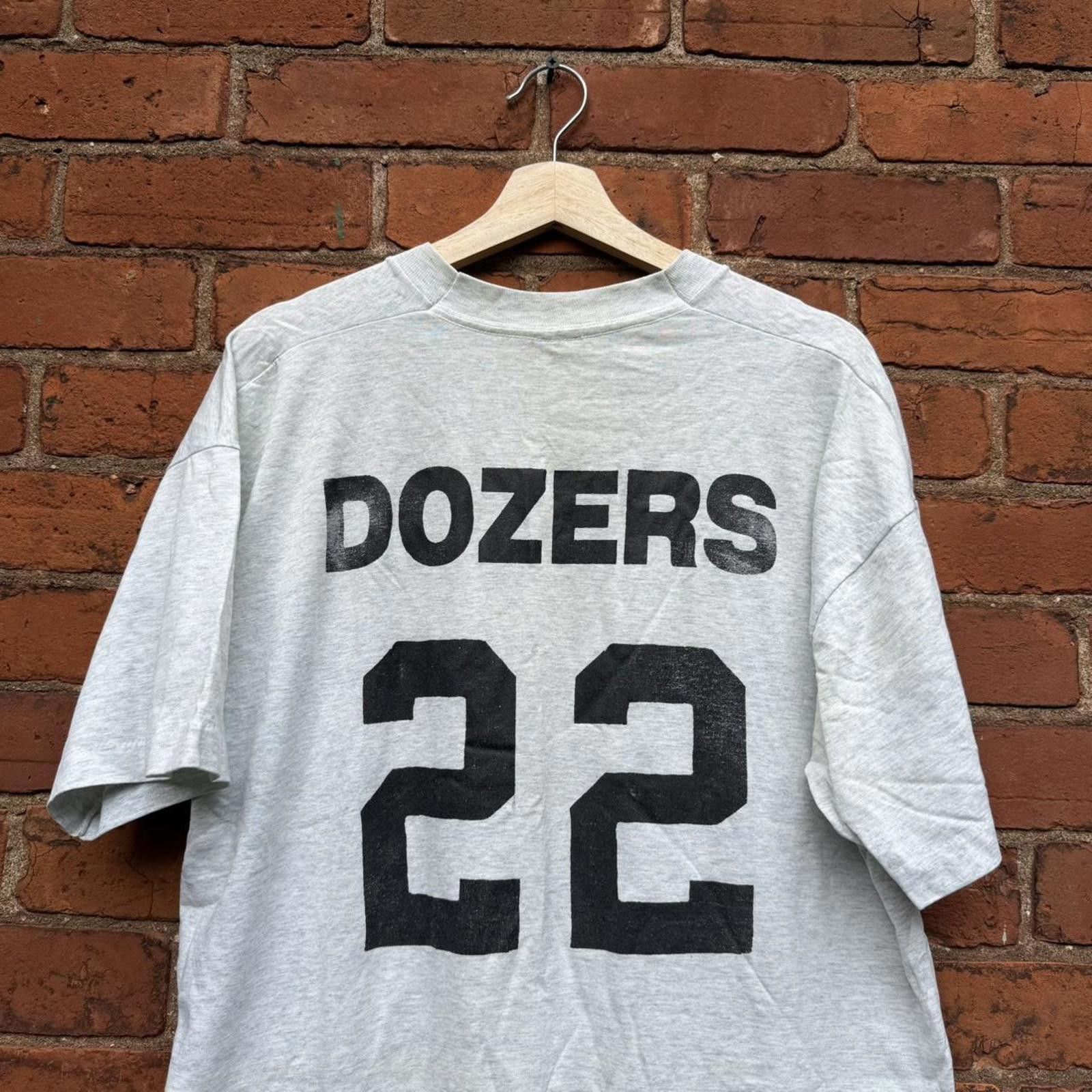Fruit Of The Loom Vintage dozer sports team t shirt 90s killdozer XL Size US XL / EU 56 / 4 - 4 Thumbnail