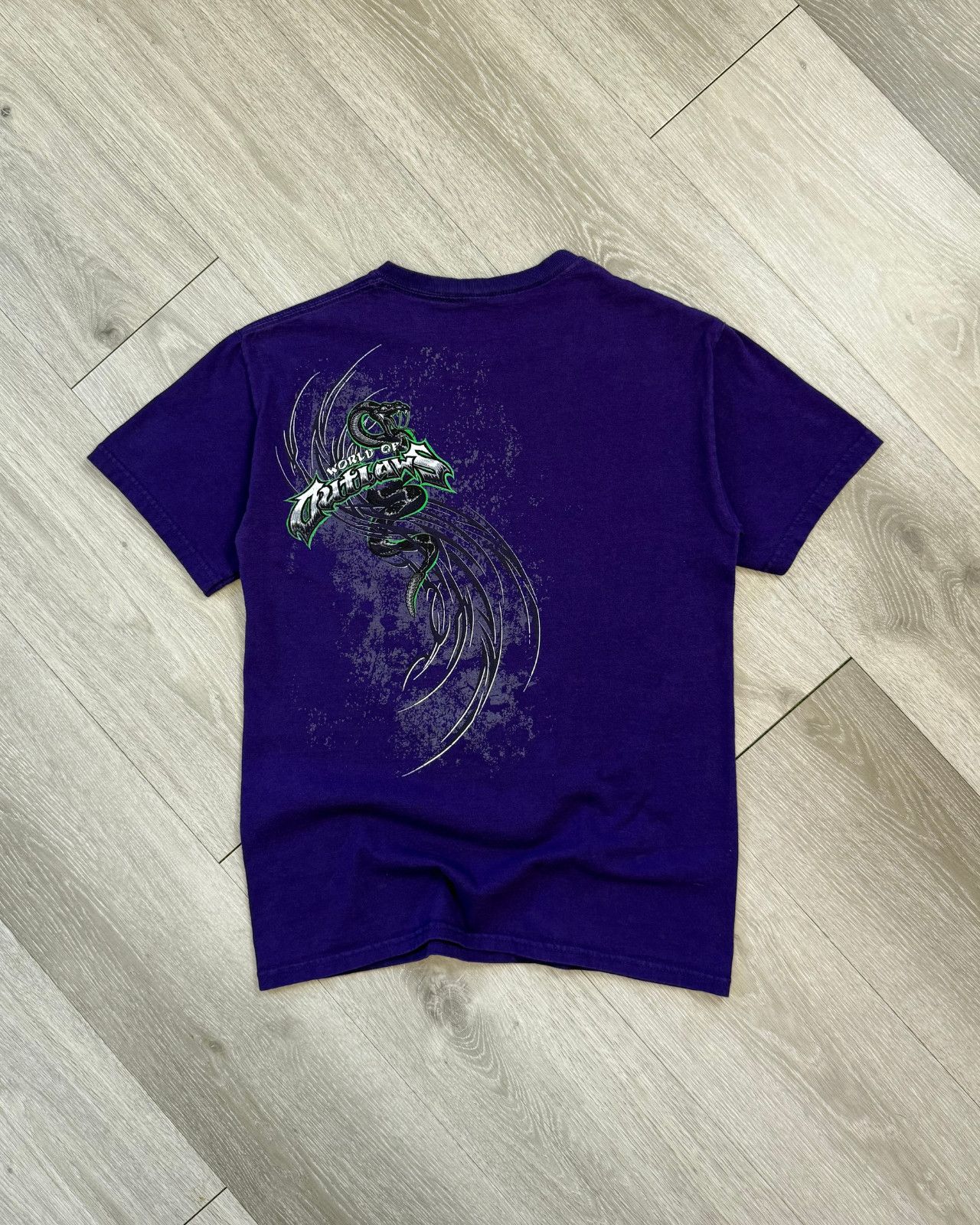 Vintage Vintage Y2K World of Outlaws Sprint Car Racing T-Shirt Small Size US S / EU 44-46 / 1 - 2 Thumbnail