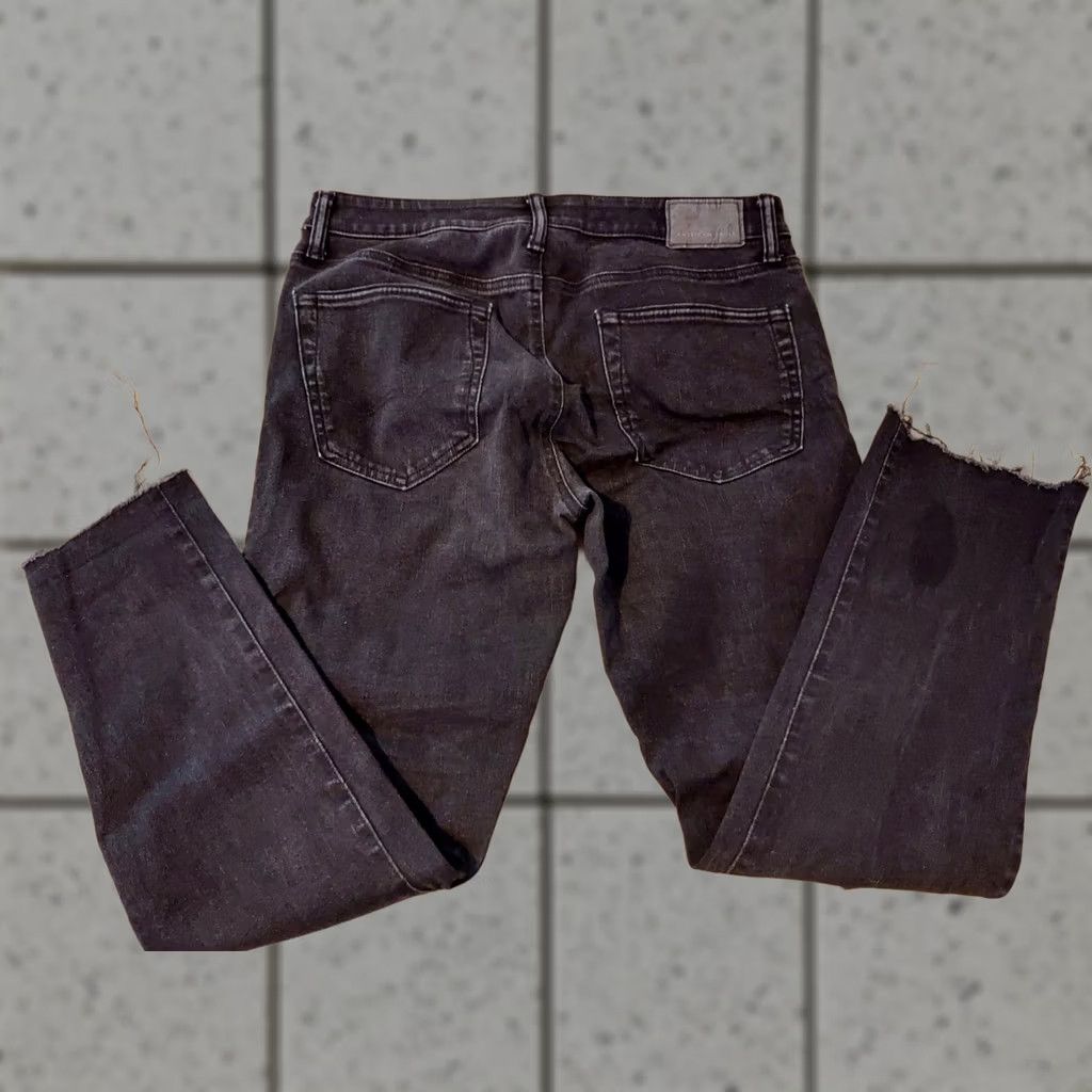 American Eagle Outfitters Mens American Eagle Outfitters Slim Black Denim Jeans 32x30 32x28 Pants Size US 32 / EU 48 - 1 Thumbnail