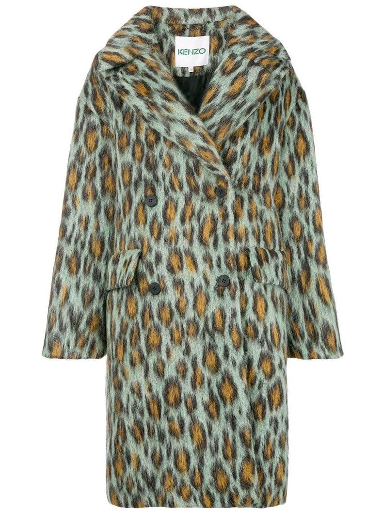 Kenzo KENZO Leopard coat Size XXS / US 00 / IT 34 - 1 Thumbnail