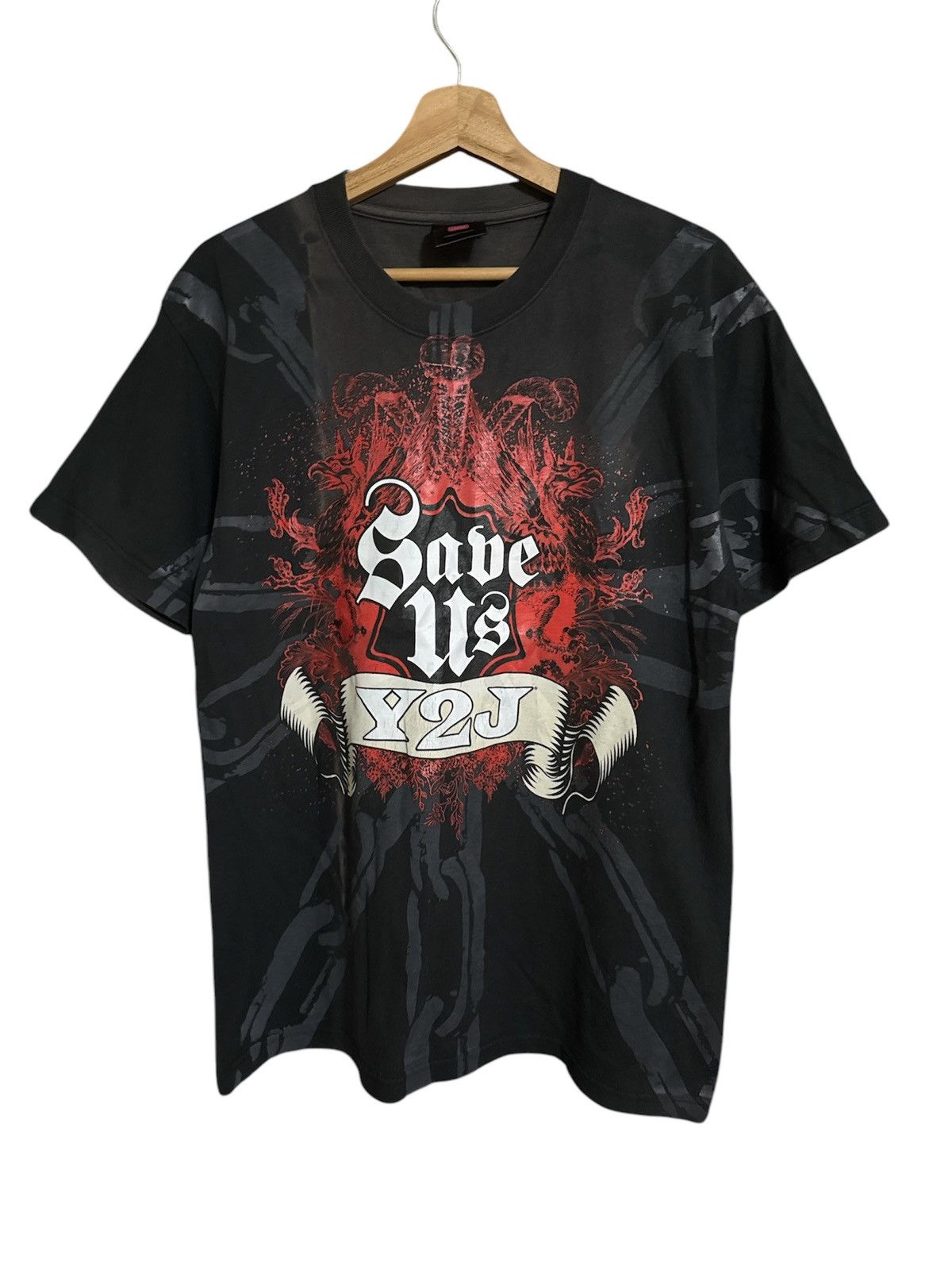 Vintage × WWE × WWF Vintage WWF Chris Jericho Y2J Tshirt Size US L / EU 52-54 / 3 - 1 Thumbnail