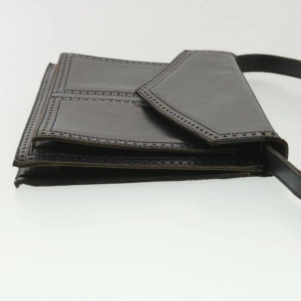 Yves Saint Laurent Yves Saint Laurent Dark Navy Leather Shoulder Bag Size ONE SIZE - 4 Thumbnail