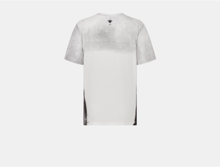 Dior o1w1db10925 44eT09 T-Shirt in Black/White Size XS / US 0-2 / IT 36-38 - 2 Thumbnail