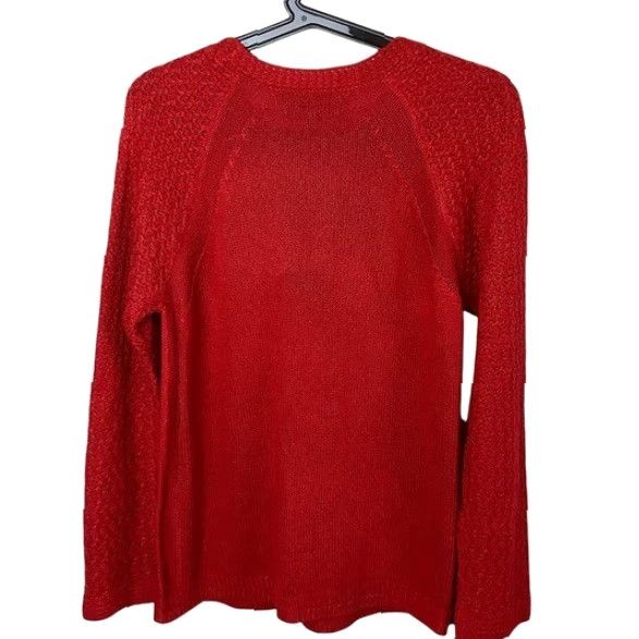 Jones New York VINTAGE Jones New York Red Knit Pullover Sweater Size PL Petite Large Holiday Christmas Womens Size L / US 10 / IT 46 - 2 Thumbnail
