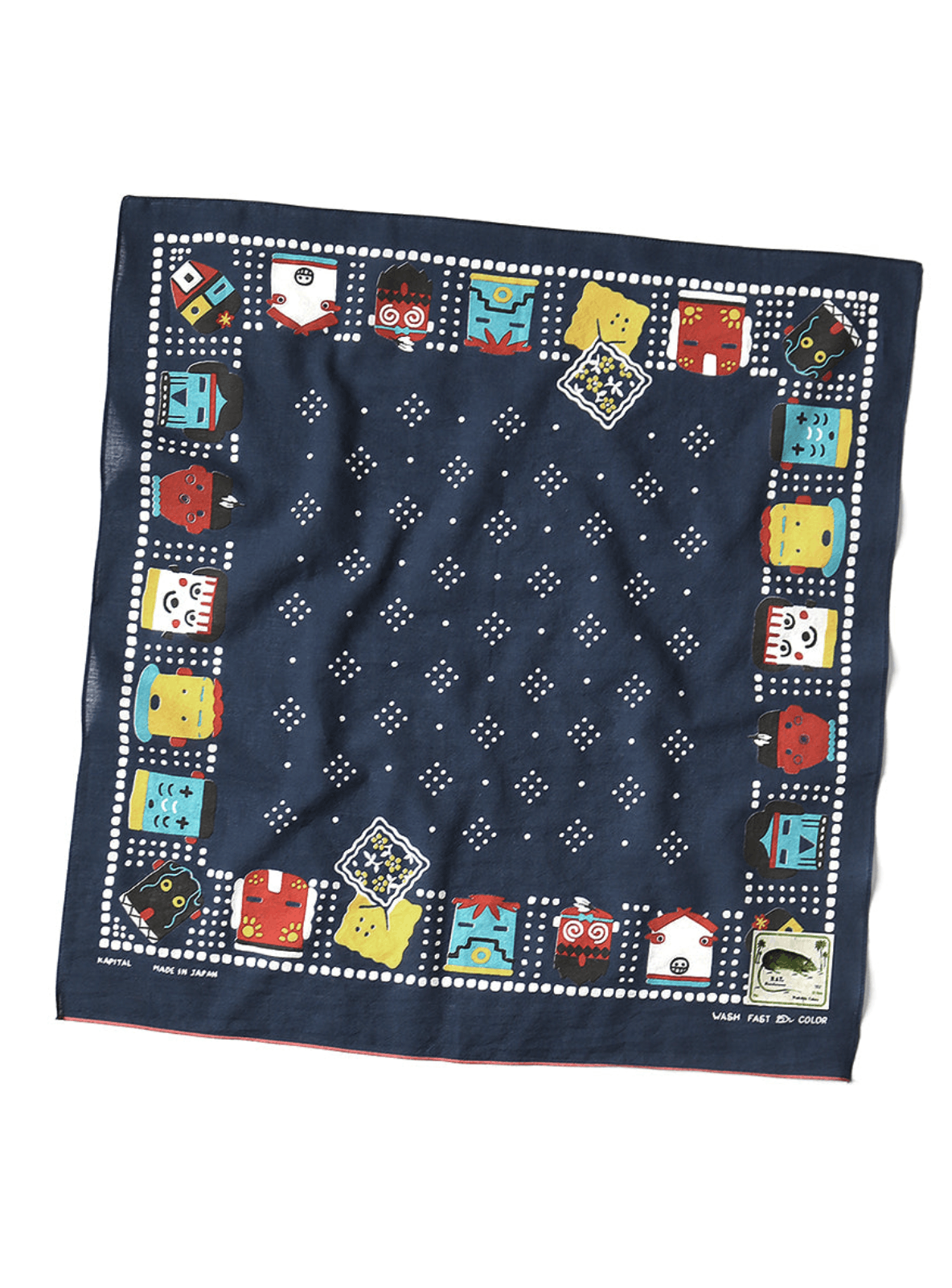 Kapital Kapital fastcolor Selvedge Bandana Size ONE SIZE - 2 Thumbnail