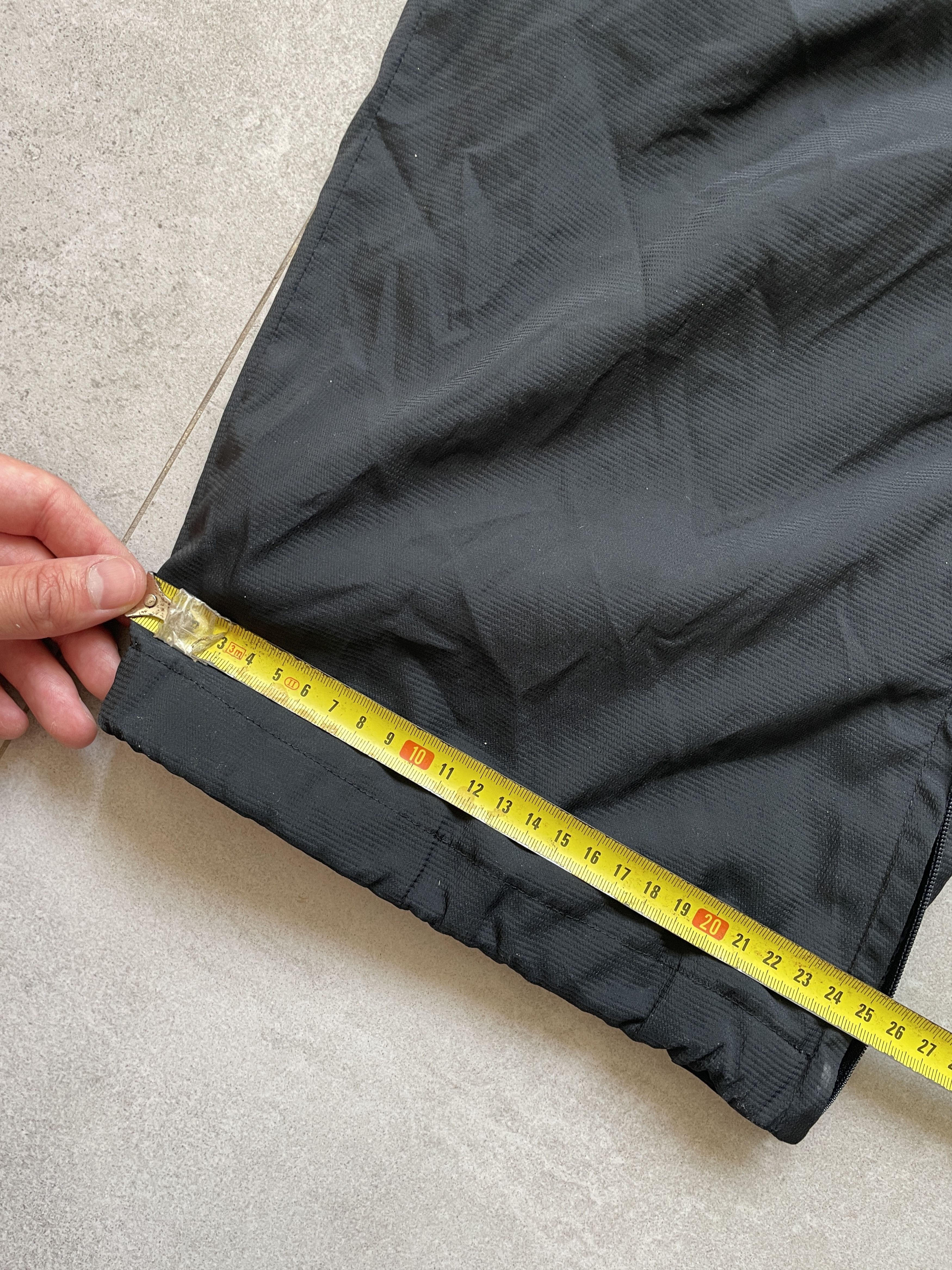 Nike Y2K NIKE BLACK BLOKECORE SPORTSWEAR TRACKPANTS Size US 36 / EU 52 - 8 Thumbnail
