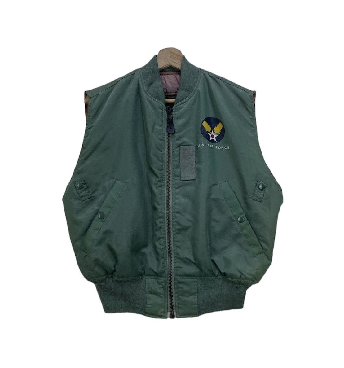 Other Vintage Vest Jacket Air Force Sleeves Less Size US M / EU 48-50 / 2 - 1 Thumbnail