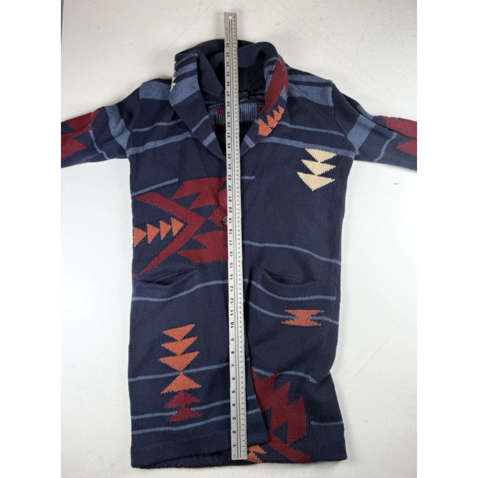 Pendleton Pendleton Women's Small Multicolor Tribal Southwest Aztec Knit Cardigan Sweater Pullover Long Sleeve Regular Size S Color Multicolor Size S / US 4 / IT 40 - 6 Thumbnail