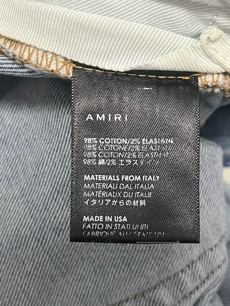 Amiri Amiri Size 32 Crane destroys old splash-ink jeans Size US 32 / EU 48 - 6 Thumbnail