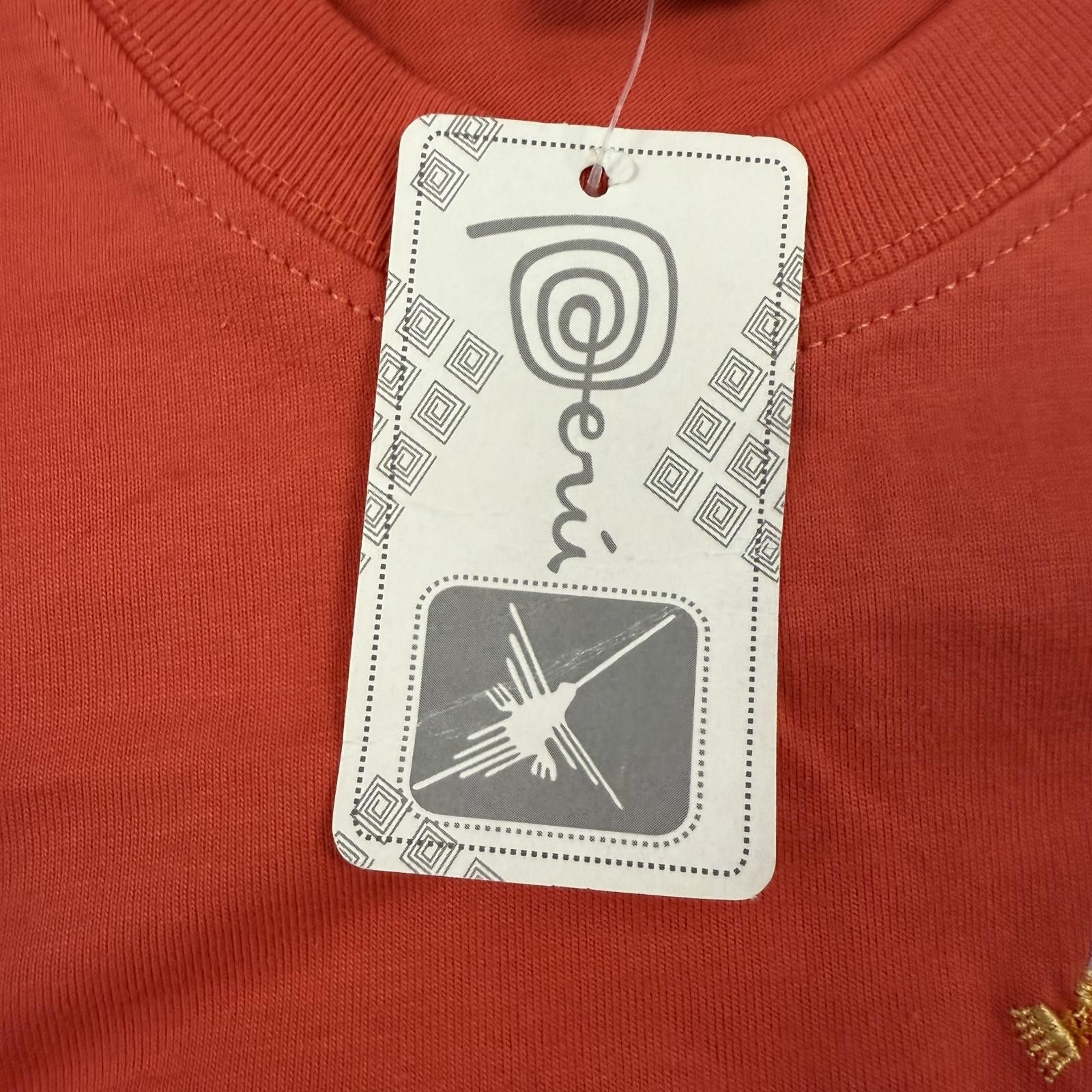 Hathaway Golf NWT Authentic Peru Nazca Embroidered T-Shirt Llama Kids 10 Size US XXS / EU 40 - 6 Thumbnail