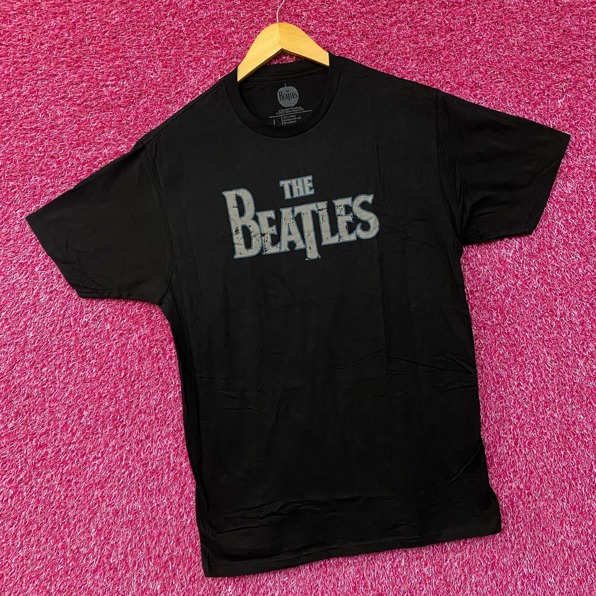 Band Tees The Beatles Logo Vintage Style Graphic Design T-Shirt Large Size US L / EU 52-54 / 3 - 3 Thumbnail