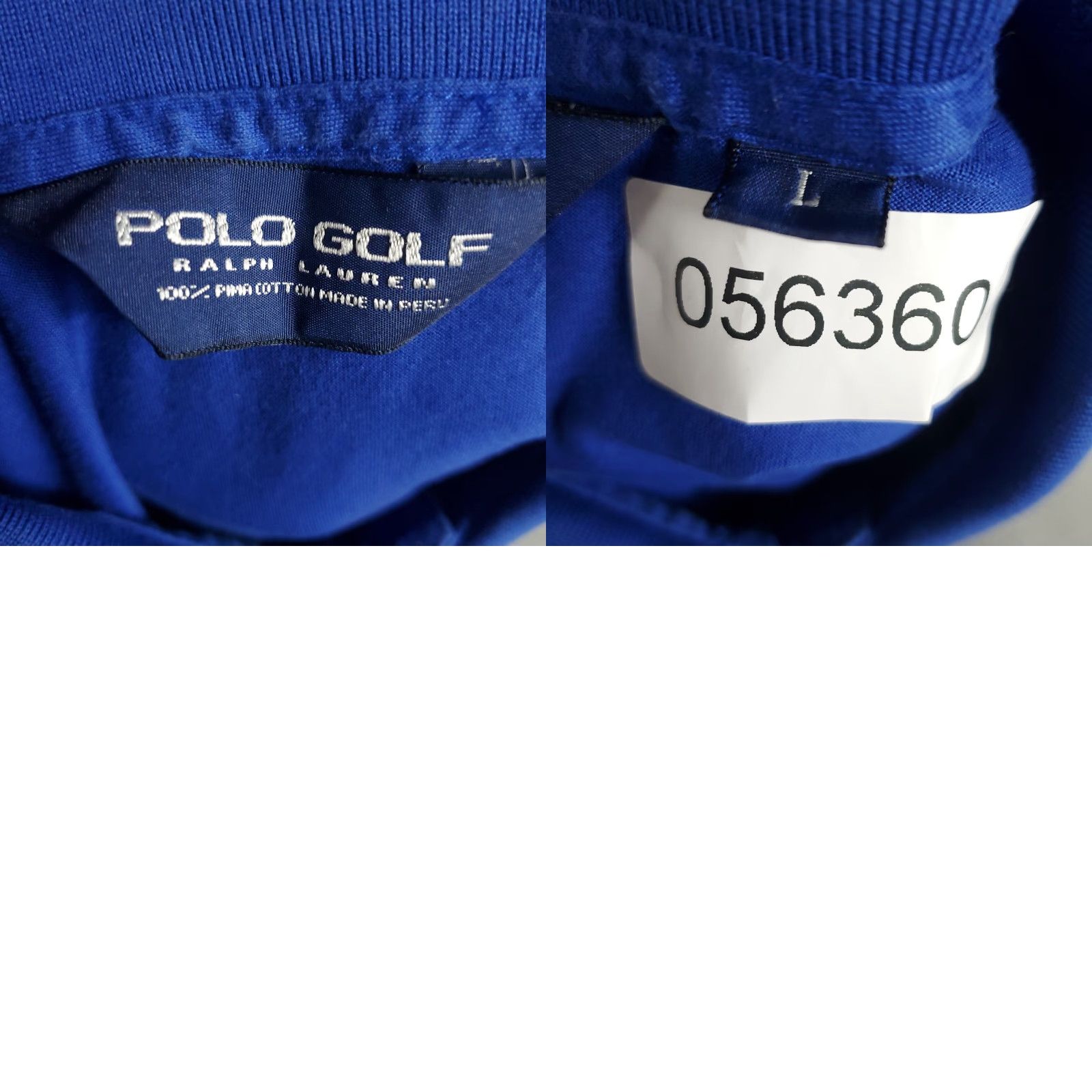 Ralph Lauren Ralph Lauren Polo Shirt Mens Large Blue Coral Ridge Pony Cotton Short Sleeve Button Collar Casual Size US L / EU 52-54 / 3 - 8 Thumbnail