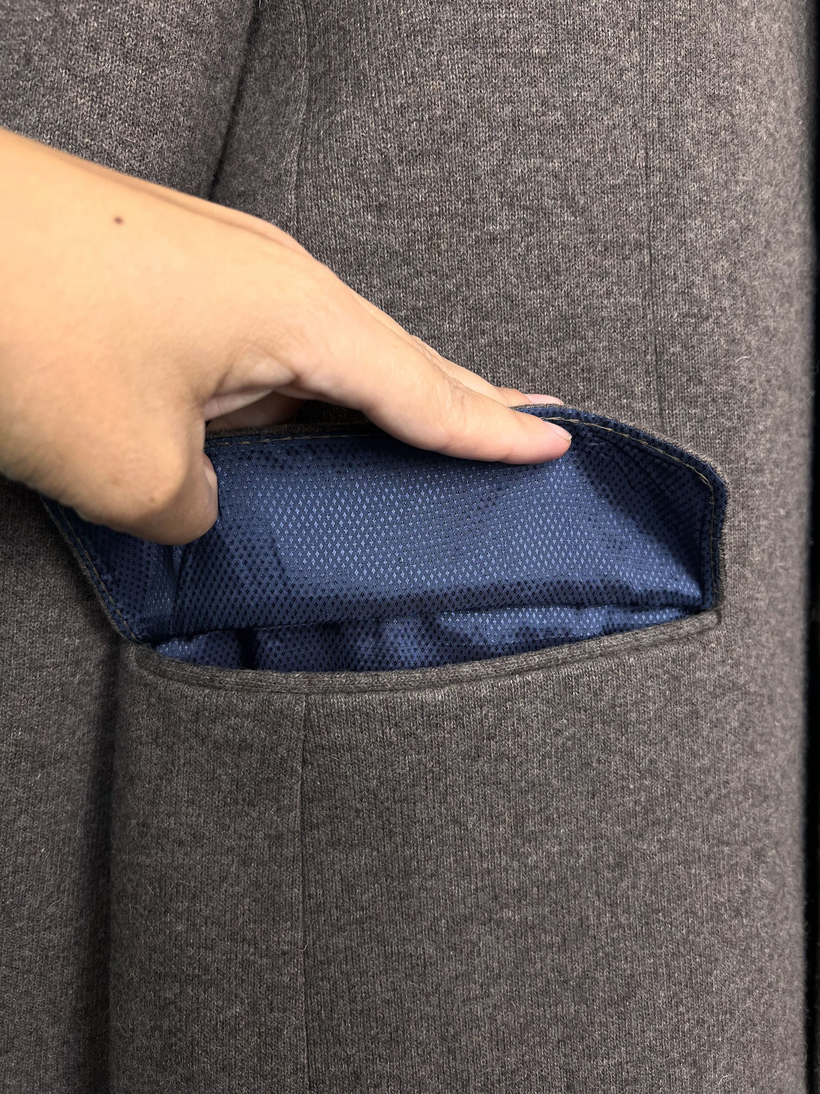 Tommy Hilfiger Tommy Hilfiger Fits L-XL Tailored Slim Fit Overcoat Wool Size US L / EU 52-54 / 3 - 9 Thumbnail