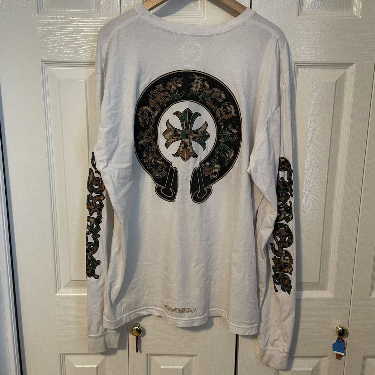 Chrome Hearts Vintage Early 90s Chrome Hearts LS Pocket Tee