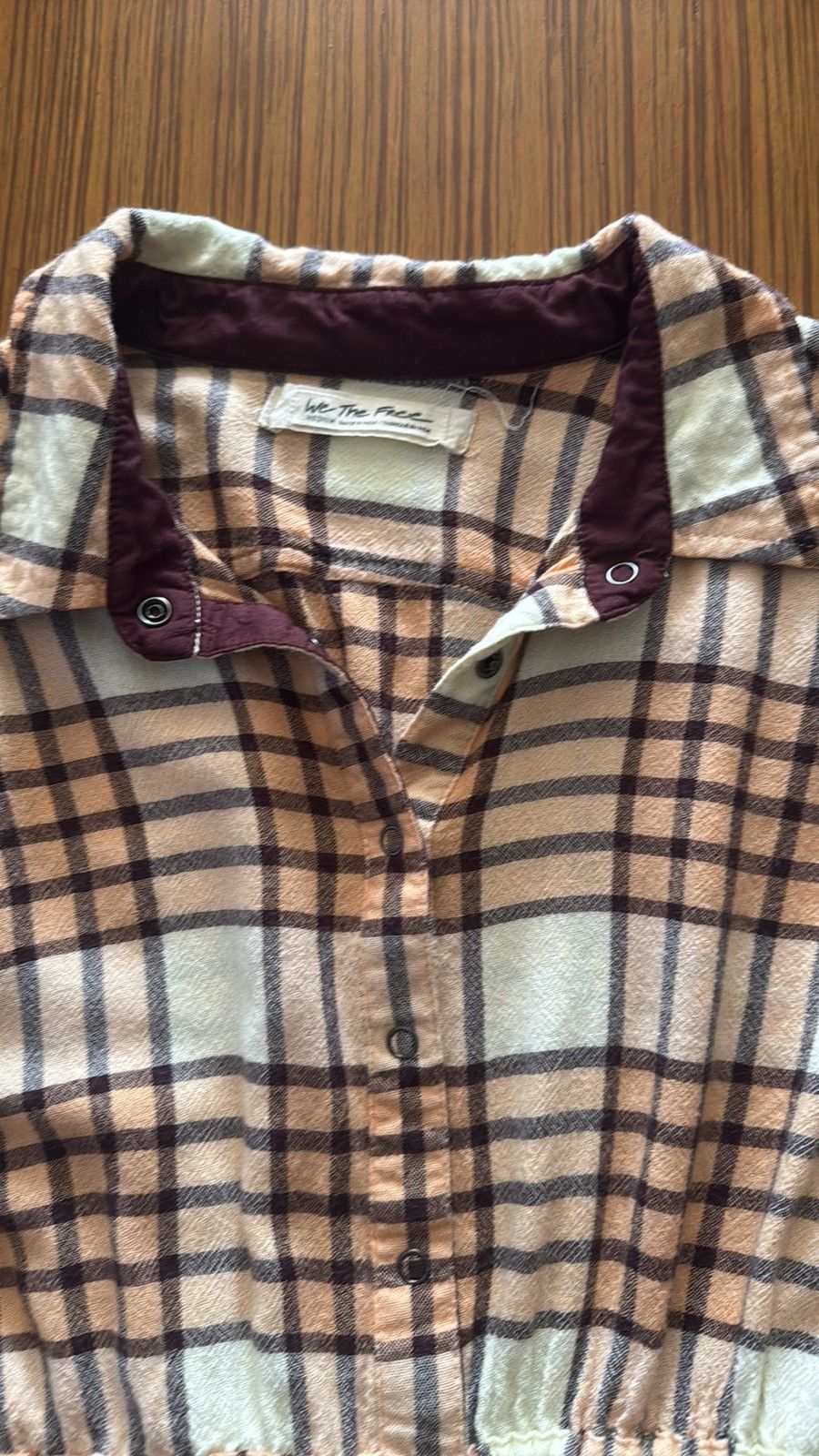 Free People Free People Pacific Dawn Plaid peplum top! Size M / US 6-8 / IT 42-44 - 10 Thumbnail