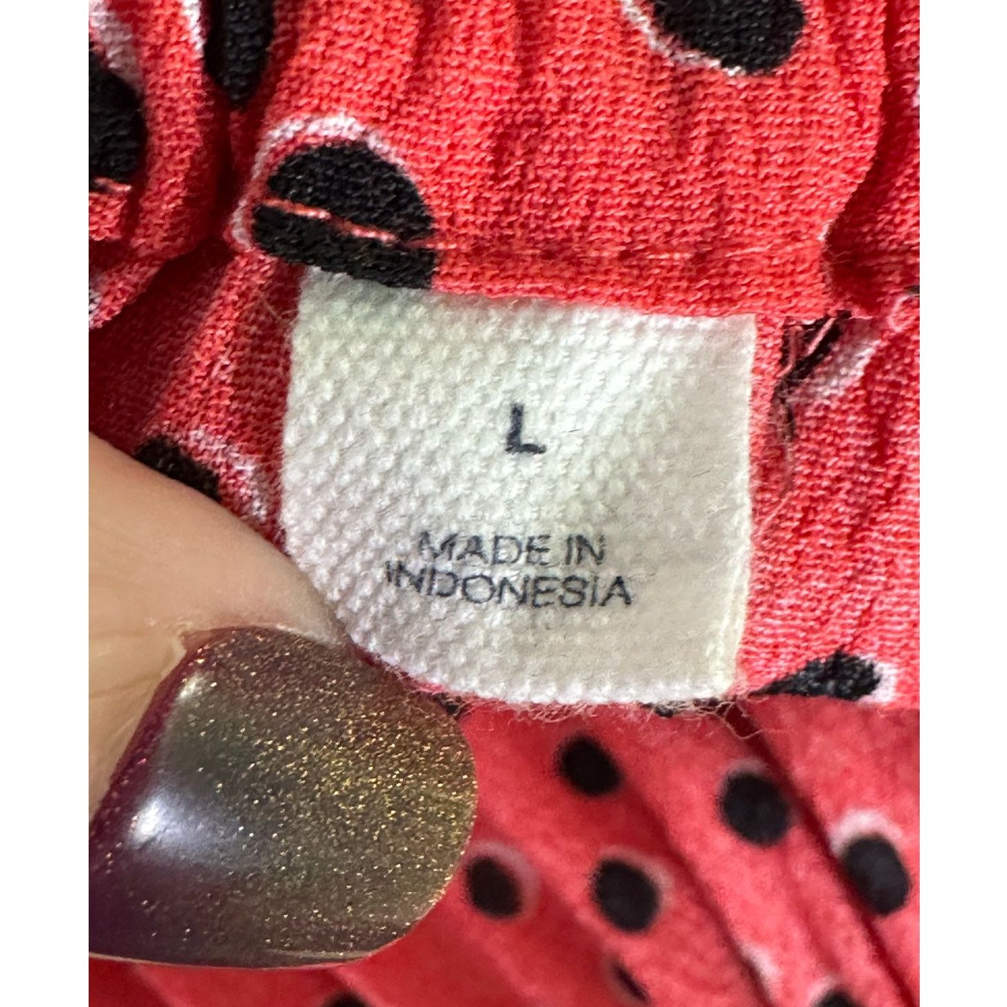 Gap Gap polka dots long sleeves off shoulder blouse size Large Size L / US 10 / IT 46 - 4 Thumbnail