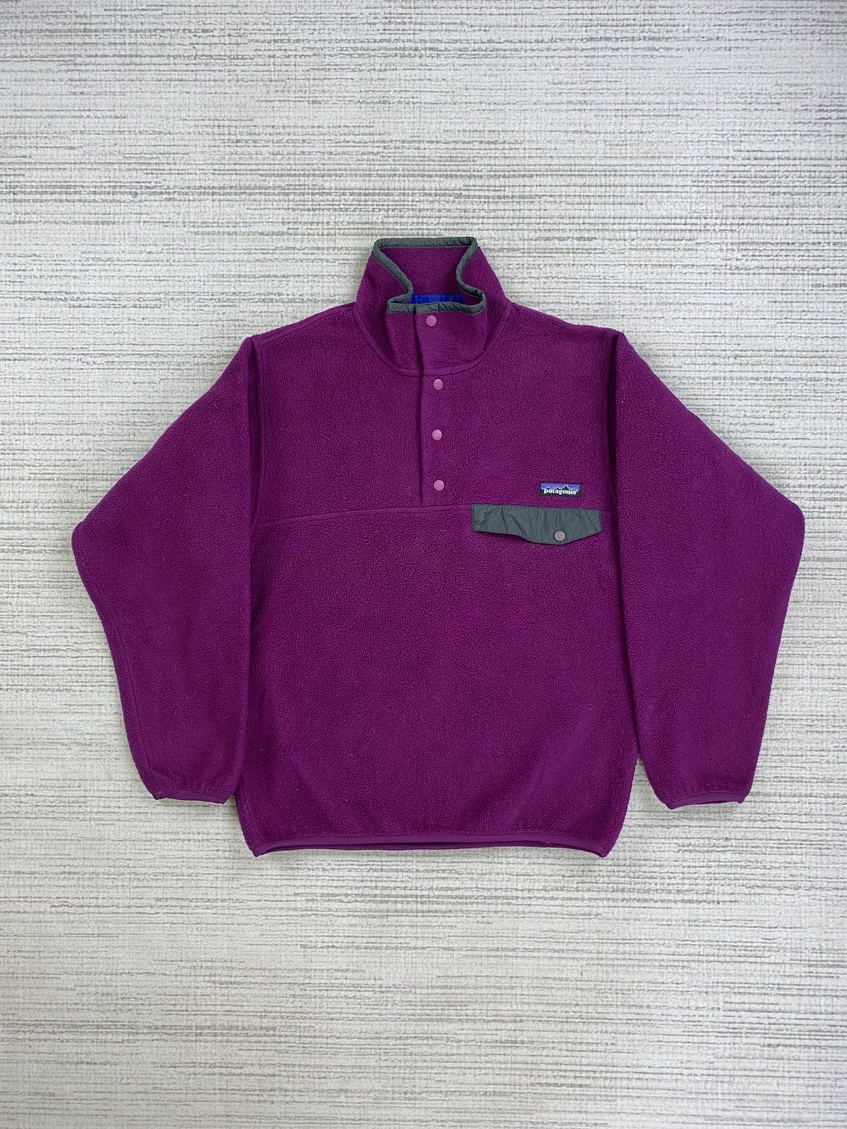 Japanese Brand × Patagonia × Vintage Vtg Patagonia Synchilla Retro Fleece Pullover Sweatshirt Size US M / EU 48-50 / 2 - 1 Thumbnail