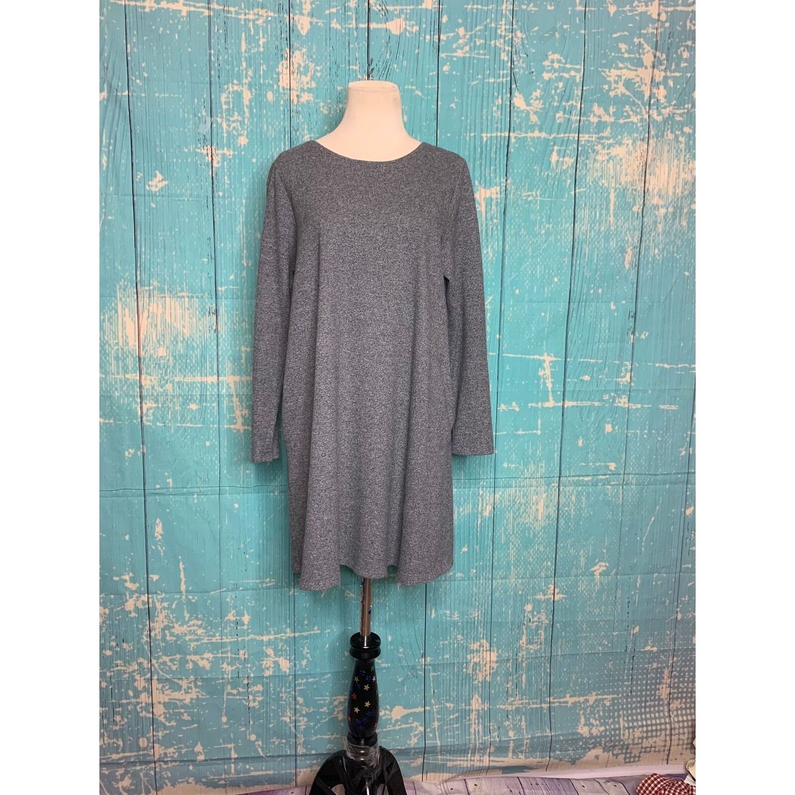 J. Jill Pure Jill gray long sleeves mini dress size Medium Size M / US 6-8 / IT 42-44 - 6 Thumbnail