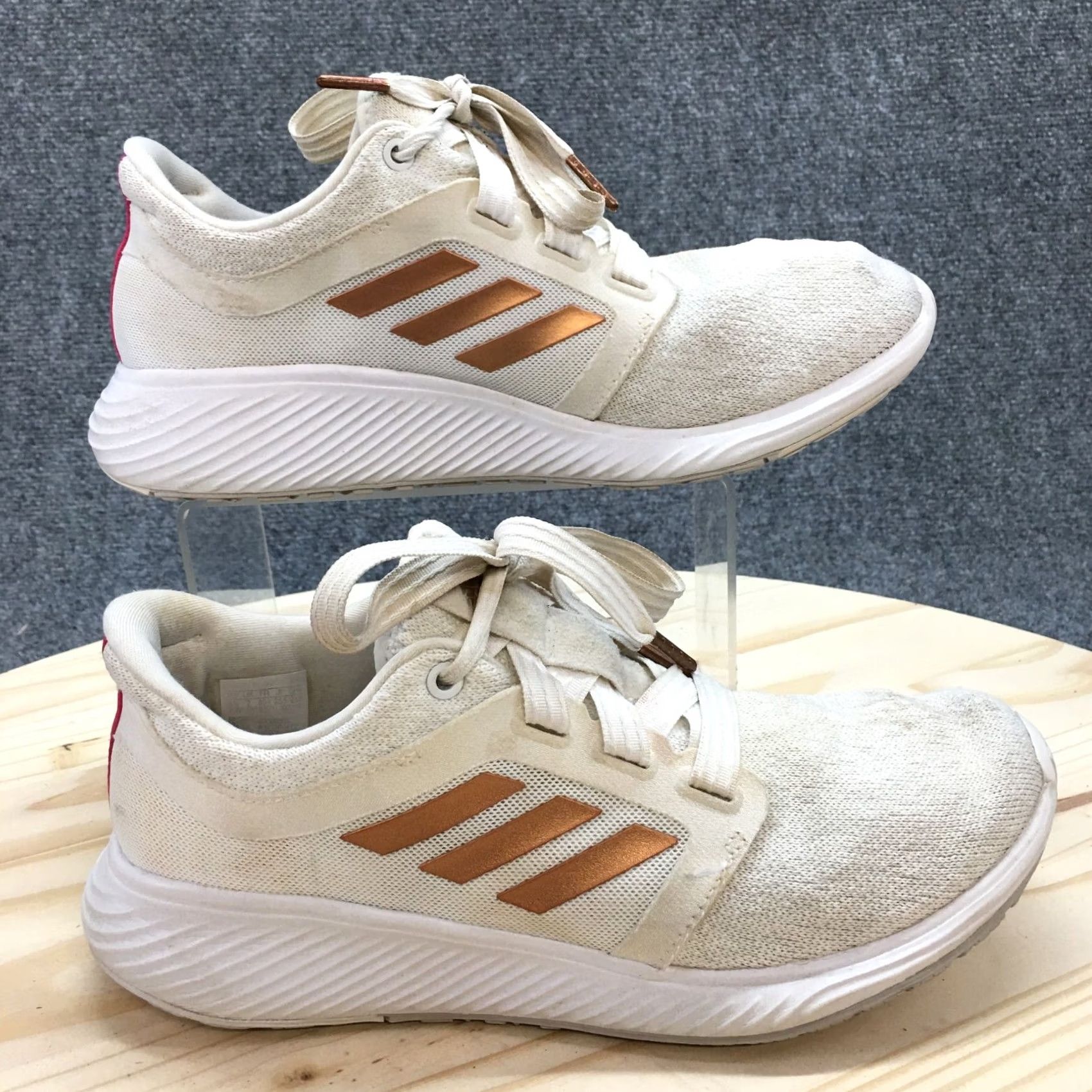 Adidas adidas Sneakers Womens White Edge Lux Running Whtie Low Lace Athletic EF7035 Size US 9 / IT 39 - 2 Thumbnail