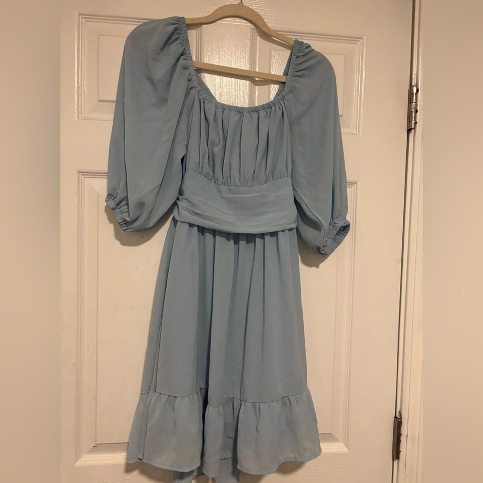 Other Elegant Blue Women's Dress Size M / US 6-8 / IT 42-44 - 1 Thumbnail