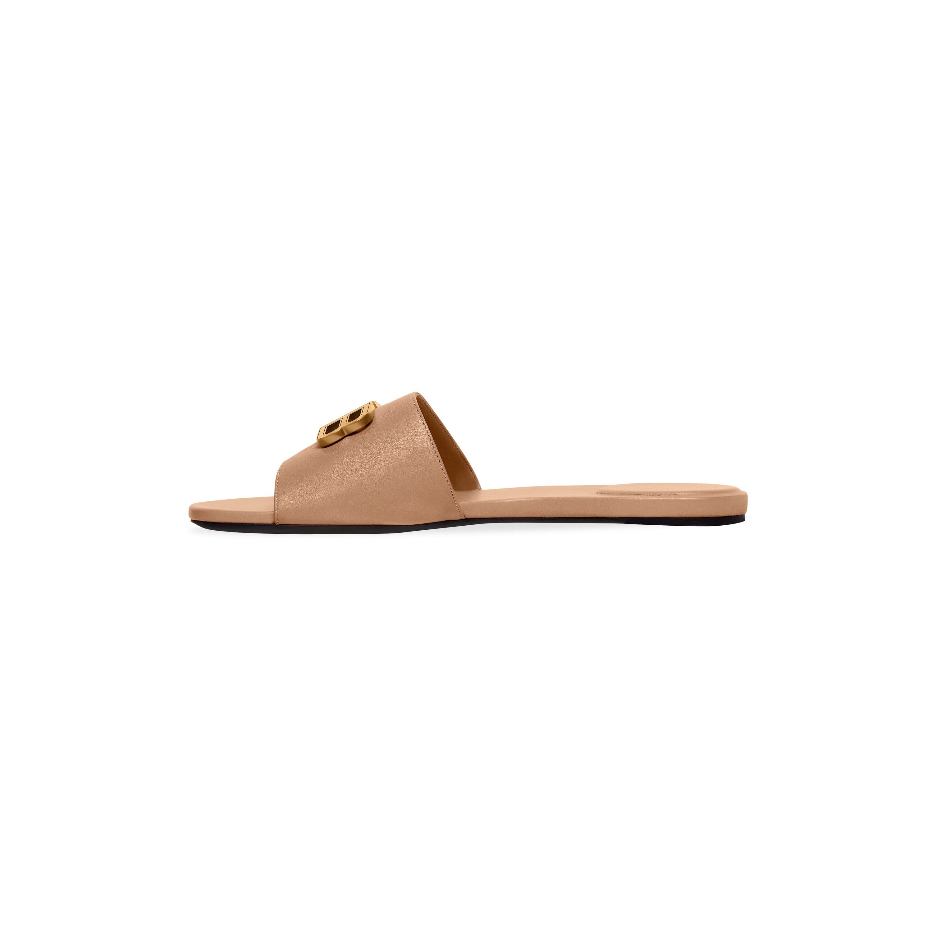 Balenciaga o1la1rc1a1024 Groupie Sandals in Nude Beige/Gold Size US 9 / IT 39 - 4 Thumbnail