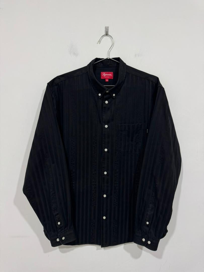 Supreme Supreme New York Monogram Black Shirt Size US XL / EU 56 / 4 - 1 Thumbnail