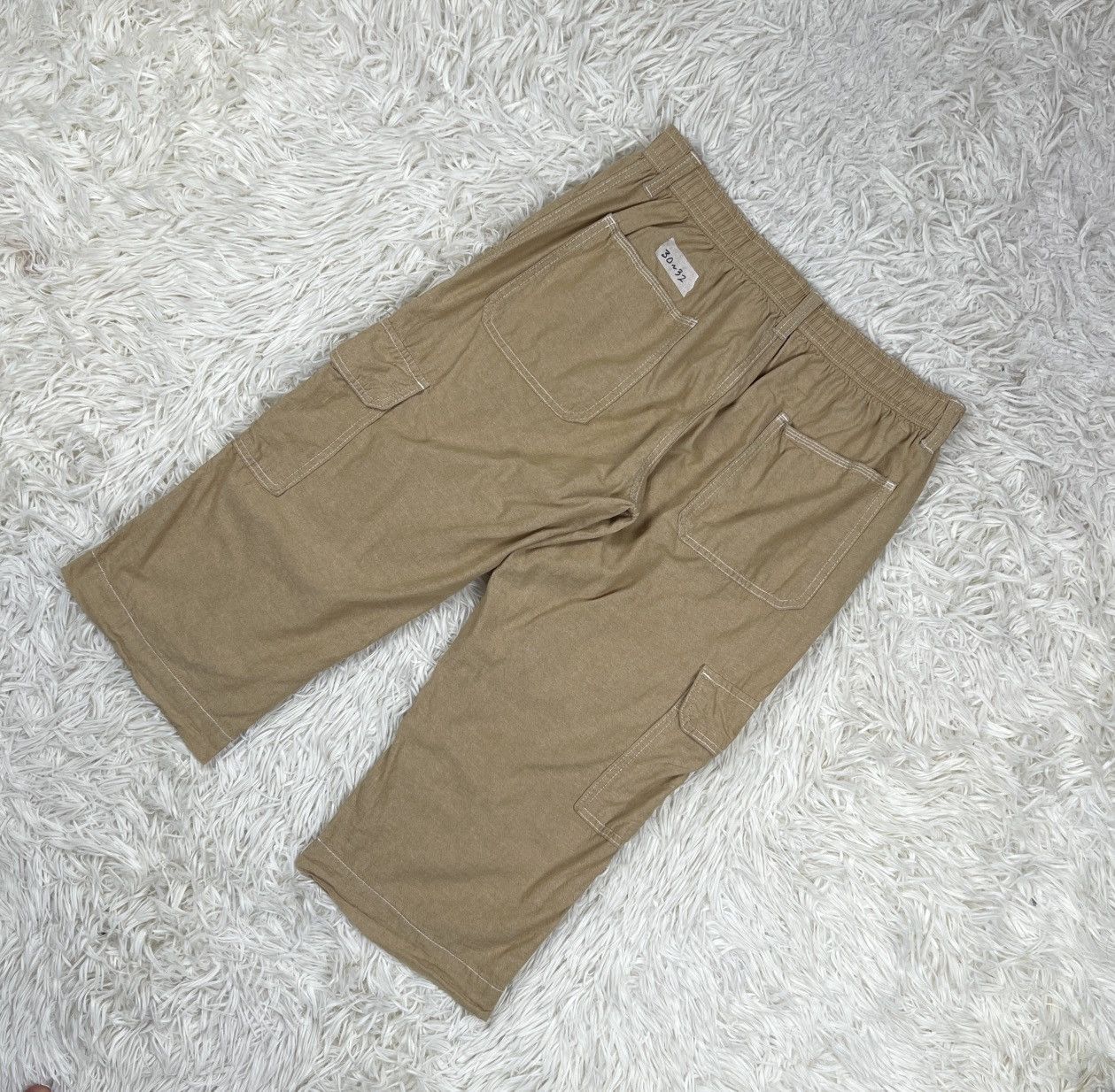 Japanese Brand TopValu 3q Cargo Pants Size US 31 - 5 Thumbnail