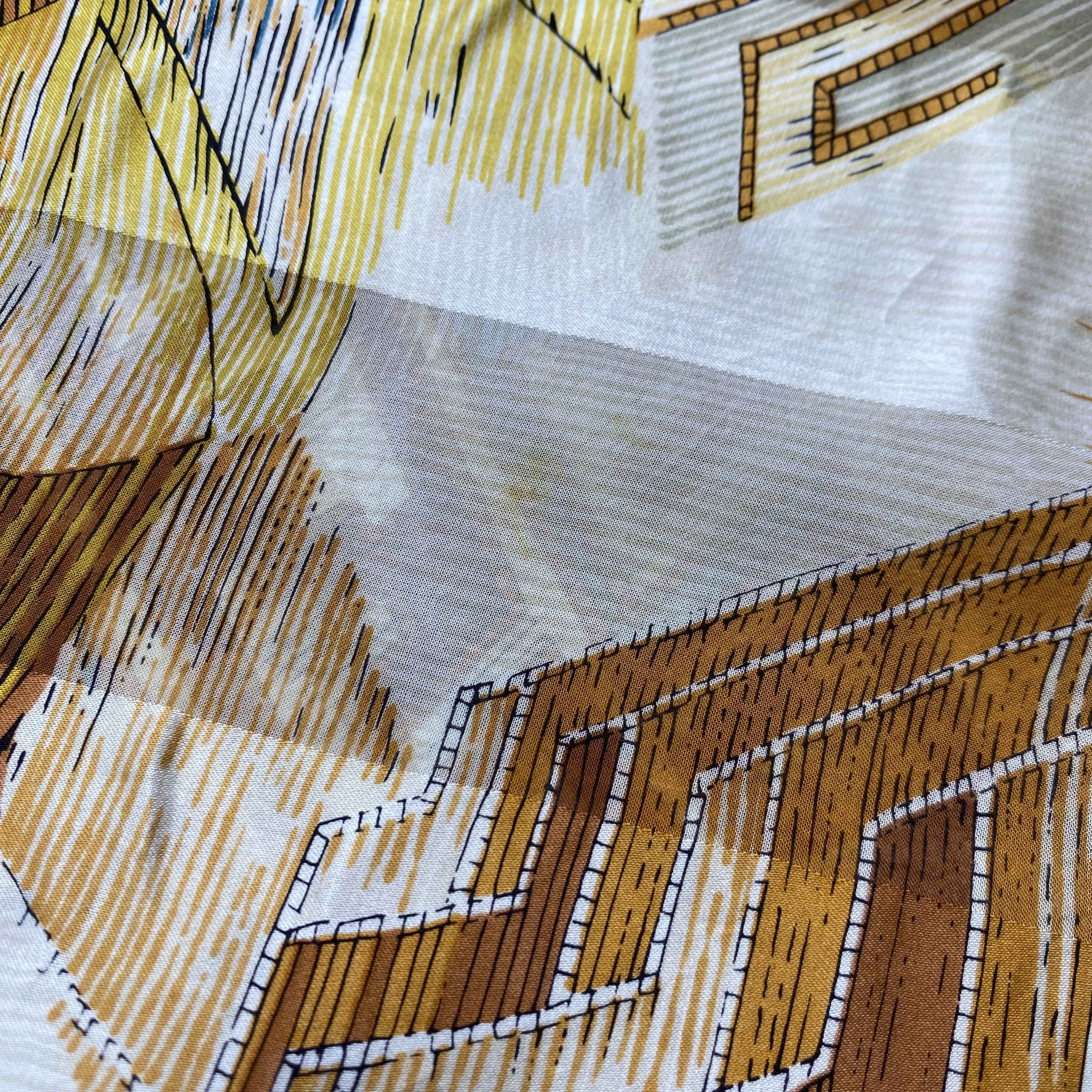 Designer × Vintage Vintage 90s La Fenice Silk Scarf SSC202 Size ONE SIZE - 3 Thumbnail