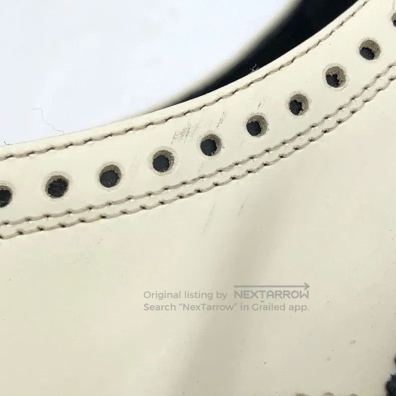 Dior Dior Black and white colour block Baroque carved lace-up c Size US 5 / IT 35 - 9 Thumbnail