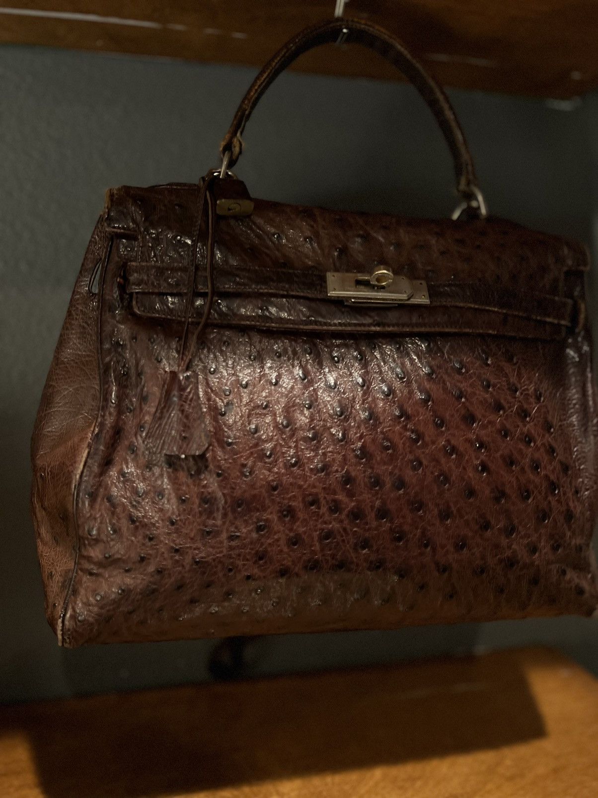 SoSo RARE SISO Early 2000's BIRKIN Style Kelly Bag Size ONE SIZE - 3 Thumbnail