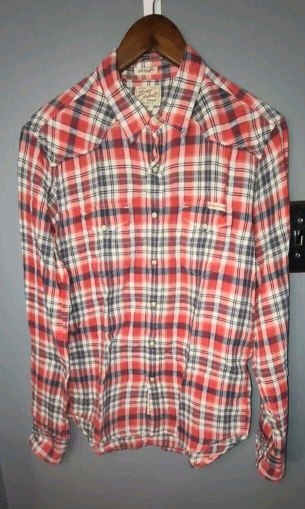 Lucky Brand Lucky Brand Women’s Western Pearl Snap Small Slim Fit Size S / US 4 / IT 40 - 1 Thumbnail