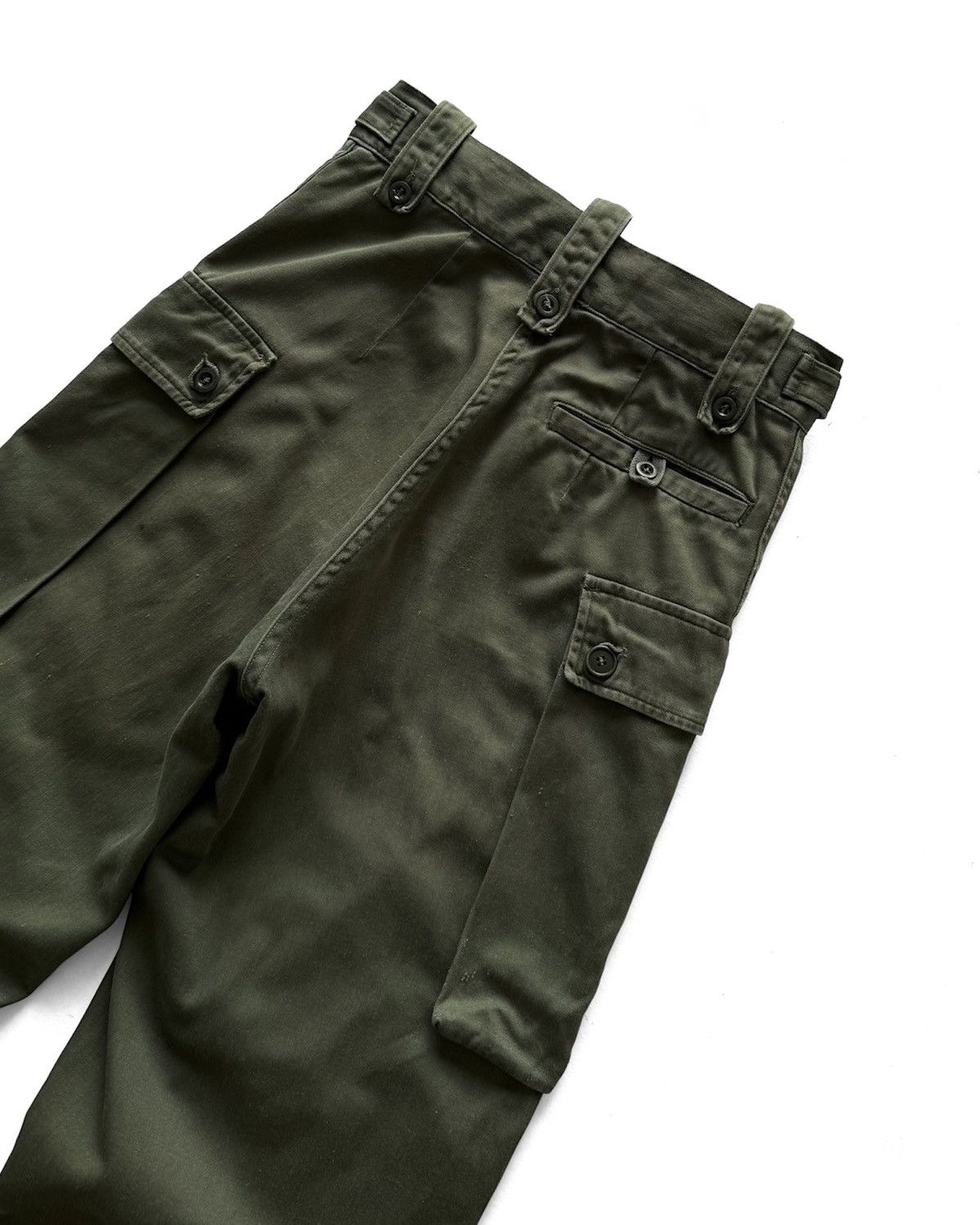Vintage VINTAGE 70s DUTCH ARMY MILITARY CARGO PANTS Size US 28 / EU 44 - 8 Thumbnail