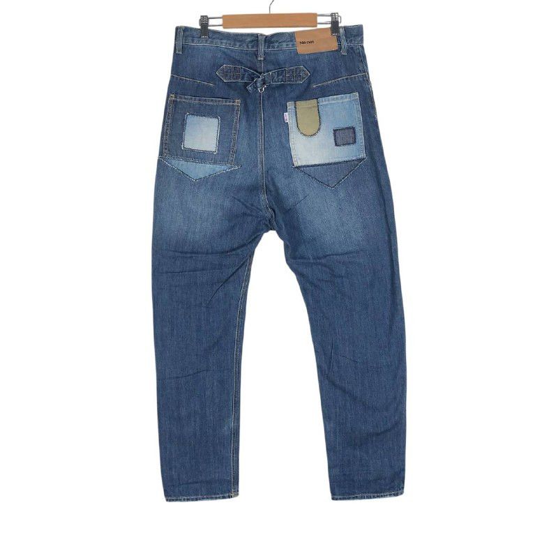 Ne-Net Ne-Net by Issey Miyake Patchwork Art Denim Jeans Size 32" / US 10 / IT 46 - 4 Thumbnail