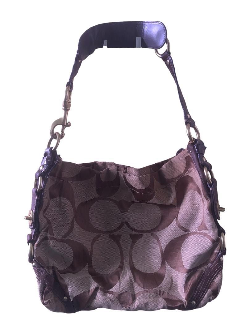 Coach × Vintage Vintage Monogram Coach Hand Bag.: Size ONE SIZE - 1 Thumbnail