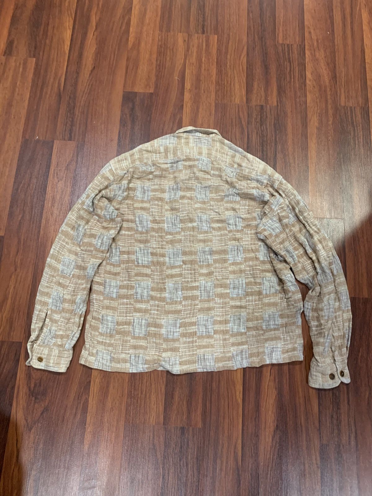 Japanese Brand Vintage Lesvis Bois Patchwork Double Pocket Shirt Size US XL / EU 56 / 4 - 2 Thumbnail