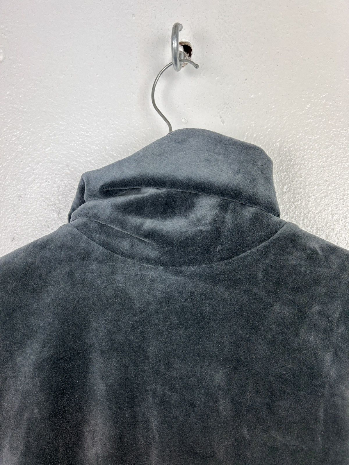 Issey Miyake 90s Vintage Archive Issey Miyake Long Neck Velour Zip Top Size S / US 4 / IT 40 - 6 Thumbnail