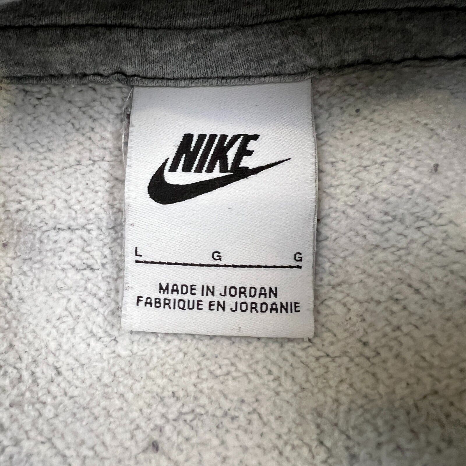 Nike × Vintage Nike Sportswear Hoodie Large Swoosh Pullover Hood Sweatshirt Size US L / EU 52-54 / 3 - 7 Thumbnail